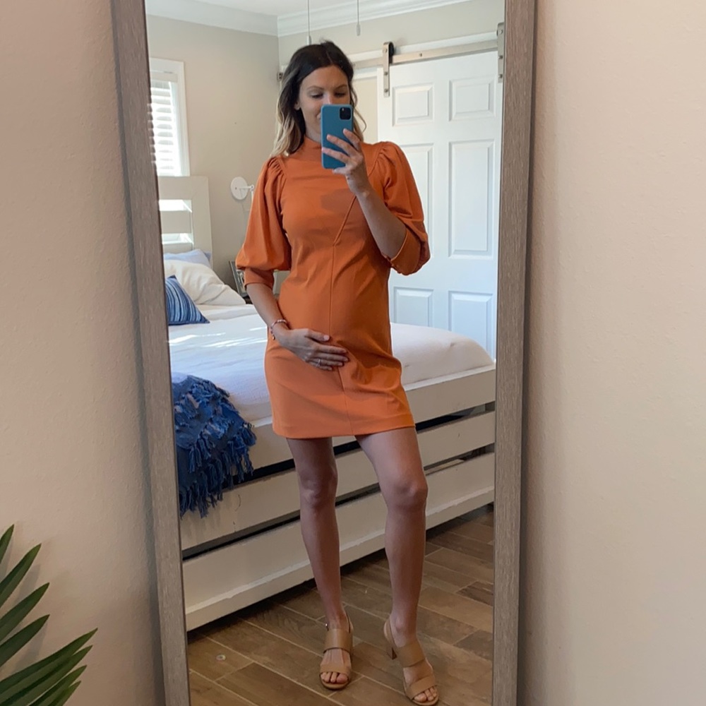 Burnt Orange Calvin Klein Dress